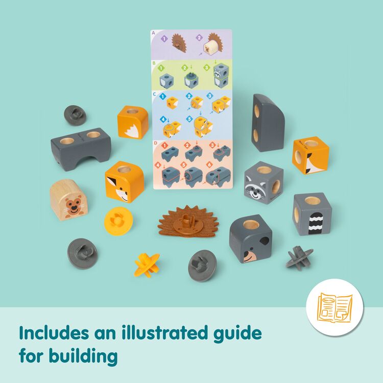 Product Melissa & Doug Blockables: Woodland Friends (6074895) image