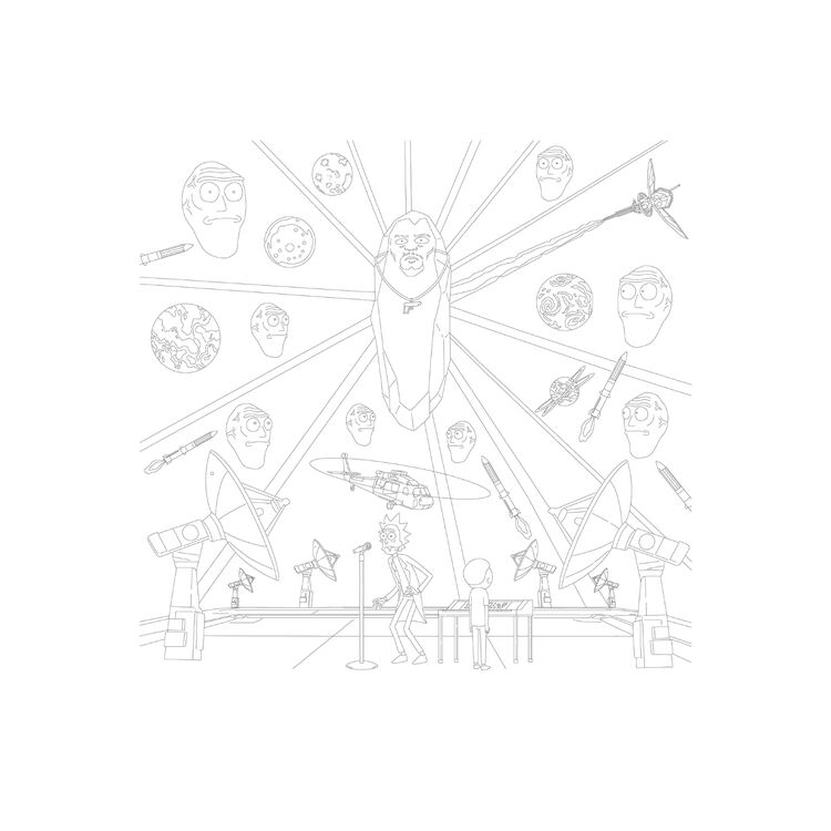 Product Rick and Morty Coloring Book image