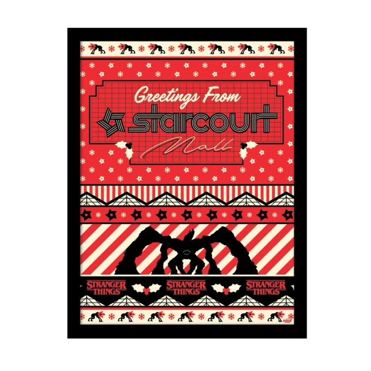 Product Stranger Things Greetings From Starcourt Mall Frame image