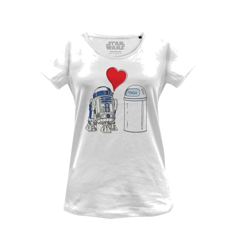 Product Star Wars R2D2 Trash Love Womens T-shirt image