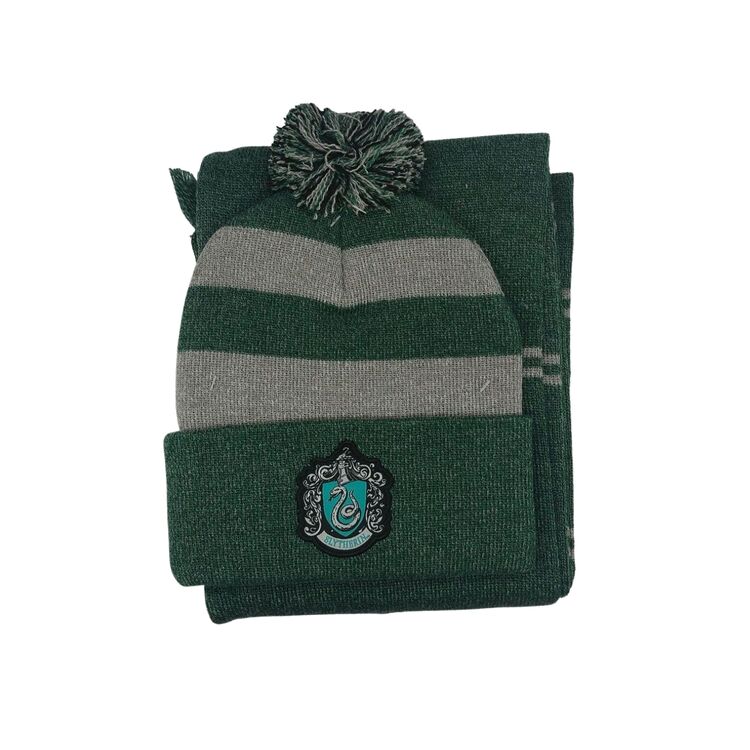 Product Harry Potter Slytherin Hat and Scarf Set image