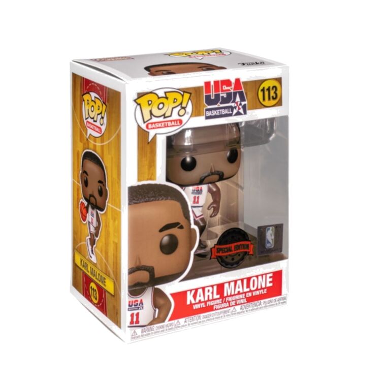 Product Funko Pop! NBA USA Basketball Karl Malone (92 Team USA White Uniform) (Special Edition) image