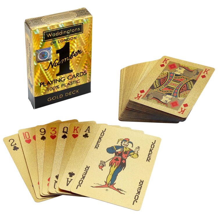 Product Winning Moves: Waddingtons No.1 - Gold Playing Cards (029391) image