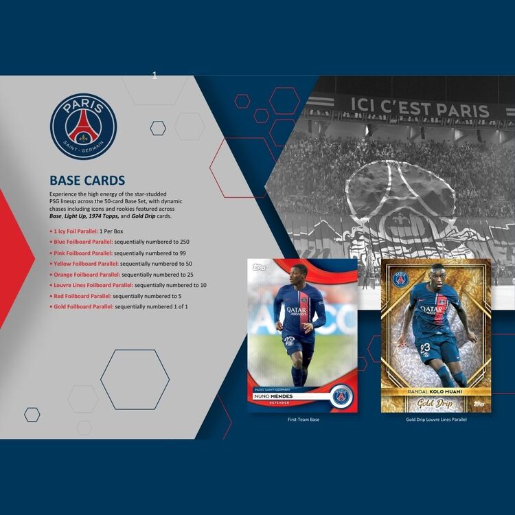 Product Topps PSG 2023-2024 Team Set Box image