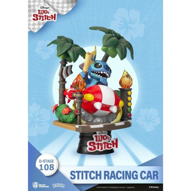 Product Φιγούρα D-Stage Stitch Racing Car Diorama image
