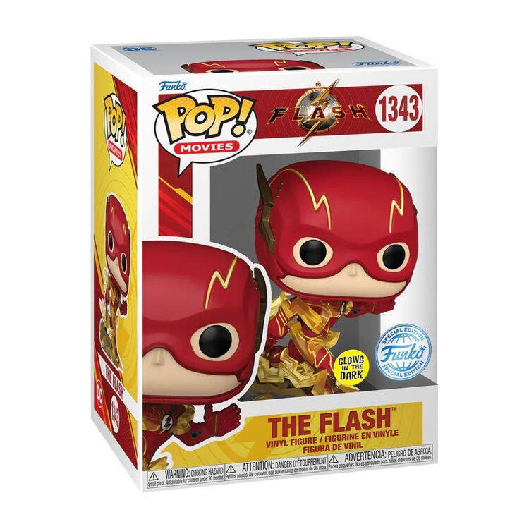 Product Funko Pop! Movies DC: The Flash - The Flash (Running) GITD (Special Edition) image