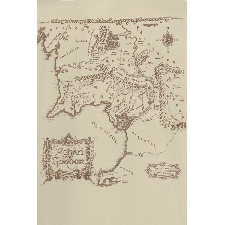 Product Lord Of The Rings Map T-shirt image