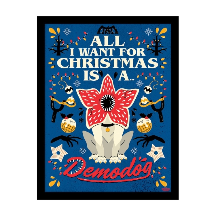 Product Stranger Things All I Want For Christmas Mall Frame image