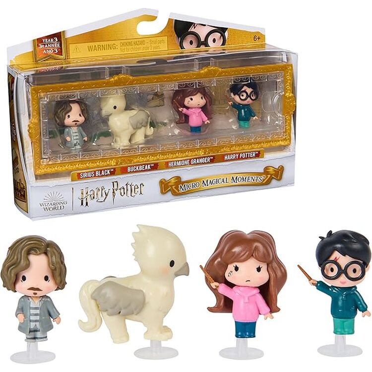 Product Spin Master Harry Potter: Micro Magical Moments - Sirius Black/Buckbeak/Hermine Granger/Harry Potter Figure Set (6069429) image