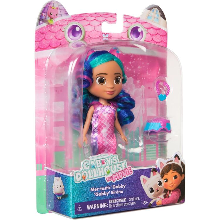 Product Spin Master Gabby's Dollhouse: The Movie - Mer-tastic 'Gabby' Mini Doll (15cm) (20151840) image