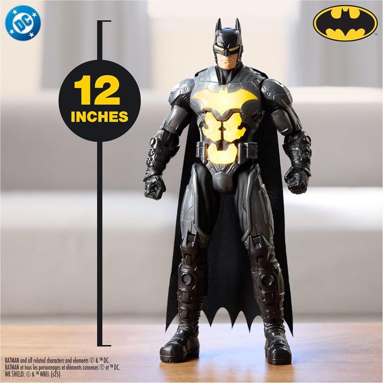 Product Spin Master DC: Batman - Night Flare Batman Lights And Sounds 12" Action Figure (6073931) image