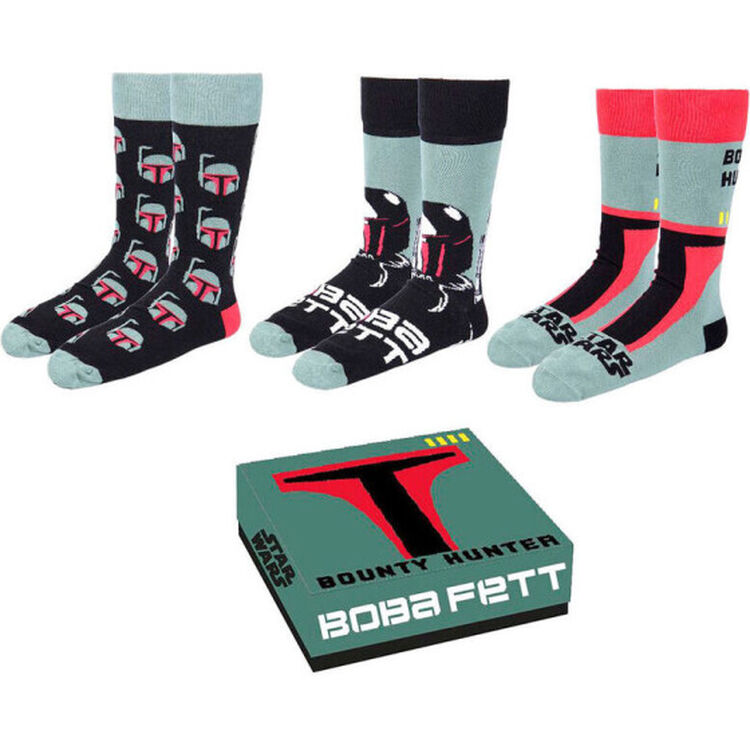 Product Star Wars Boba Fet 3pack Socks image