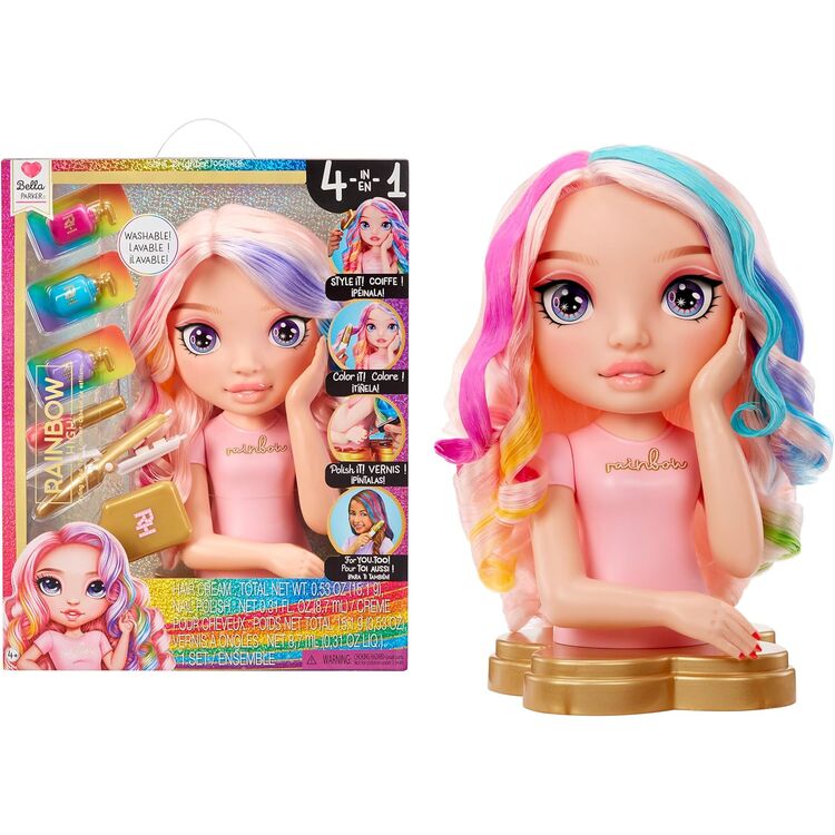 Product Κούκλα MGA Rainbow High: Styling Head - Bella Parker (120889) image
