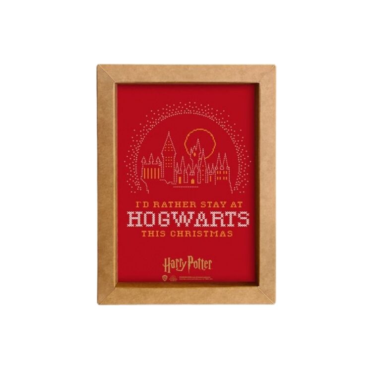 Product Harry Potter Kraft Frame Rather Stay At Hogwarts Christmas image