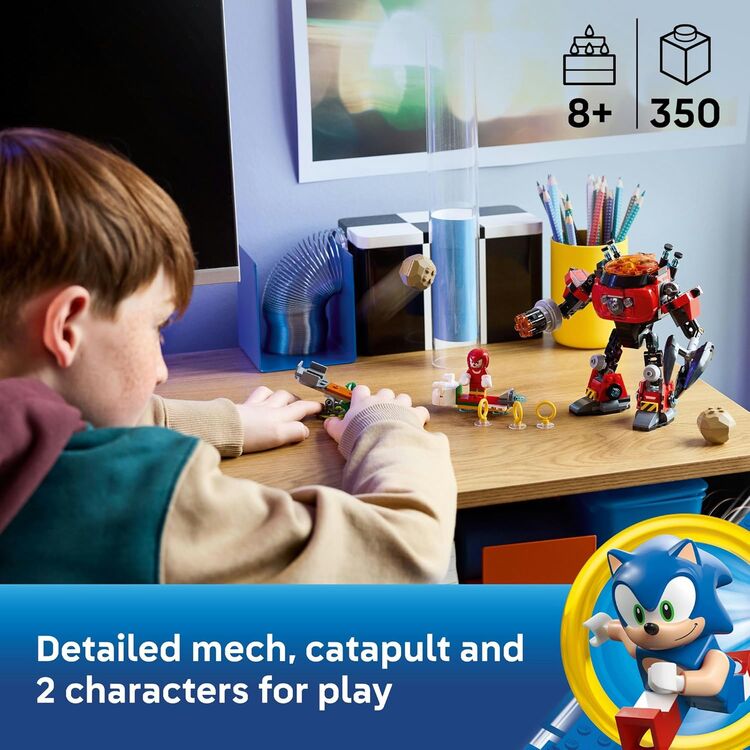 Product LEGO® Sonic the Hedgehog™: Knuckles vs. Εξωστολή Egg Crusher του Dr. Eggman (77005) image