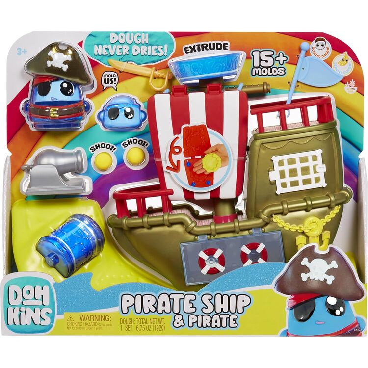Product Πλαστελίνη MGA Dohkins - Pirate Ship & Pirate Playset (123088) image