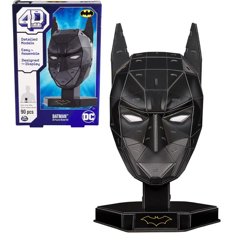 Product Παζλ Spin Master 4D Build DC: Batman - Mask 3D Puzzle Model Kit (6070176) image