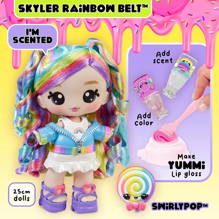 Product MGA Yummiland: Lip Gloss Power - Skyler Rainbow Belt Doll (121022) image