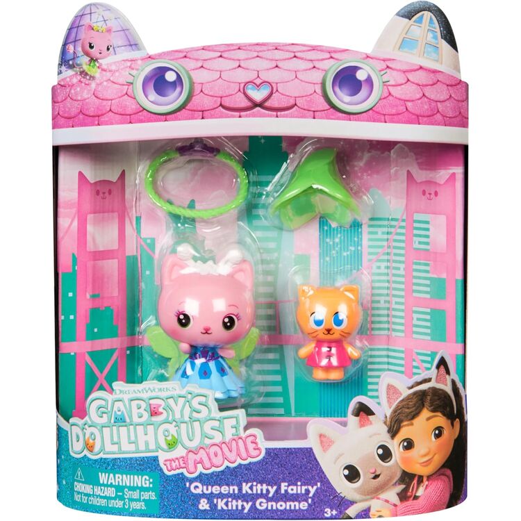 Product Μινιατούρα Spin Master Gabby's Dollhouse: The Movie - 'Queen Kitty Fairy' & 'Kitty Gnome' (20151835) image