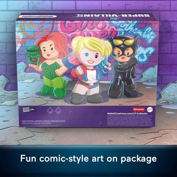 Product Μινιατούρες Fisher-Price: Little People: Licensed Collectible Figures - DC Villains 3 Figures (JKR80) image