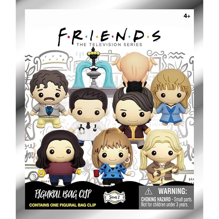Product Φιγούρα / Μπρελόκ Friends  3D Foam Bagclip Random 1τμχ Τυχαία Επιλογή image