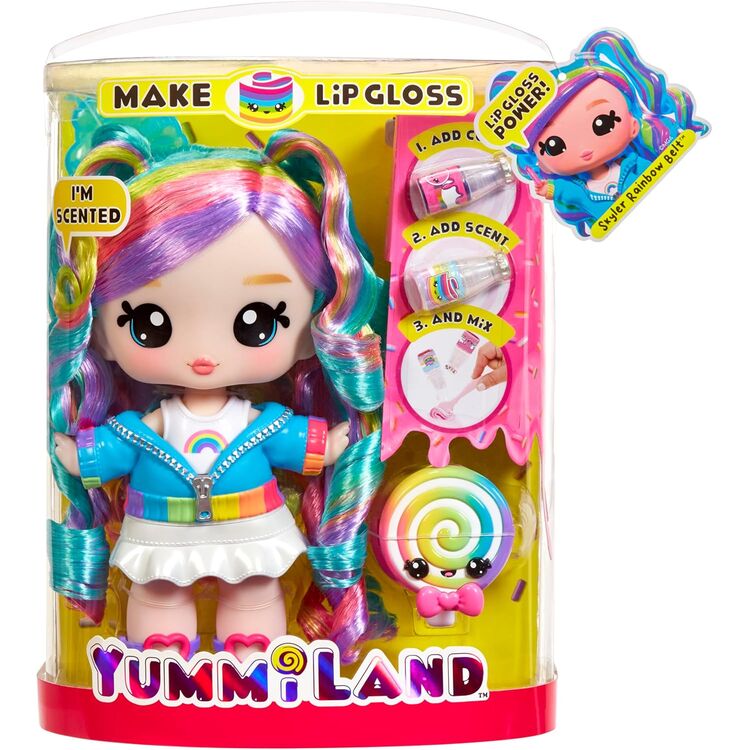 Product MGA Yummiland: Lip Gloss Power - Skyler Rainbow Belt Doll (121022) image