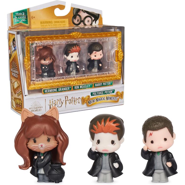 Product Spin Master: Harry Potter - Hermione Granger / Ron Wisley / Harry Potter 3Pack Mini Figure (6068608) image