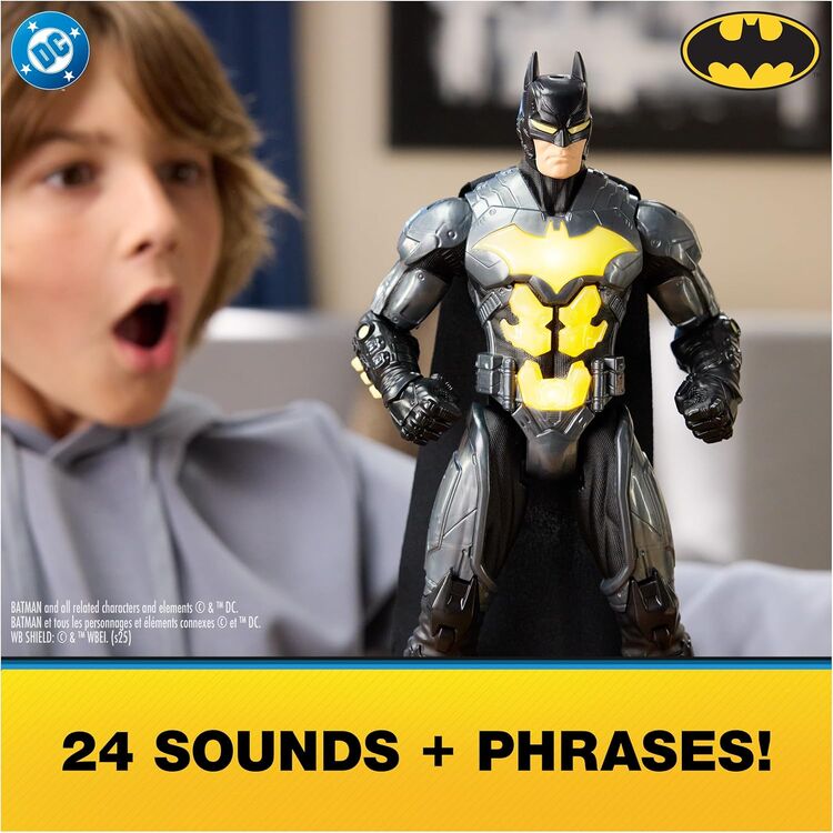 Product Spin Master DC: Batman - Night Flare Batman Lights And Sounds 12" Action Figure (6073931) image