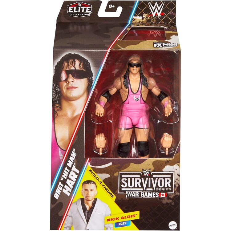 Product Mattel WWE® Elite Collection: Survivor Series® War Games - Bret ''Hit Man'' Hart Action Figure (JCJ62) image