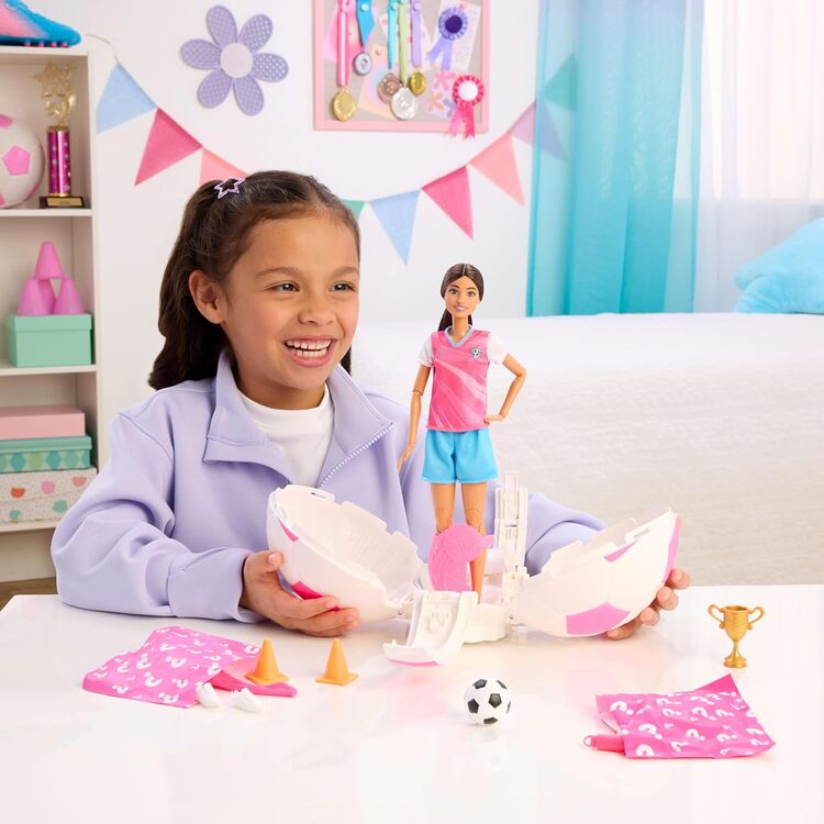 Product Κούκλα Mattel Barbie: Roll &amp; Reveal - Soccer Player Doll (JMK20) image