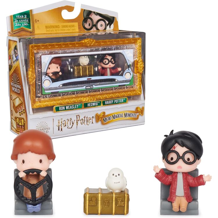 Product Spin Master Harry Potter: Micro Magical Moments - Ron Weasly/Hedwig/Harry Potter Mini Figures 3Pack (6068612) image
