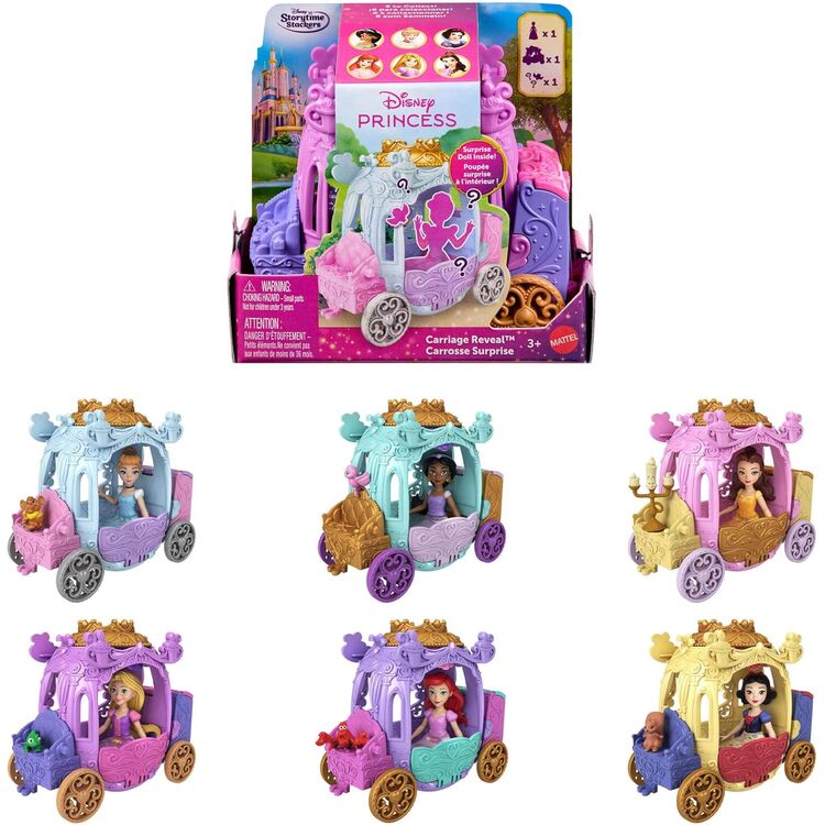 Product Mattel Disney Princess: Carriage Reveal - Mini Dolls (Random) (JLH89) image