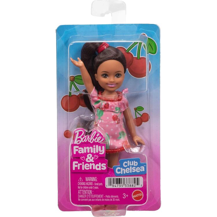 Product Mattel Barbie: Family &amp; Friends - Club Chelsea Cherry Mini Doll (JJB35) image