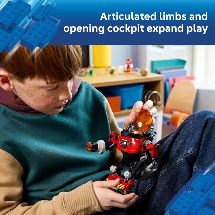 Product LEGO® Sonic the Hedgehog™: Knuckles vs. Εξωστολή Egg Crusher του Dr. Eggman (77005) image