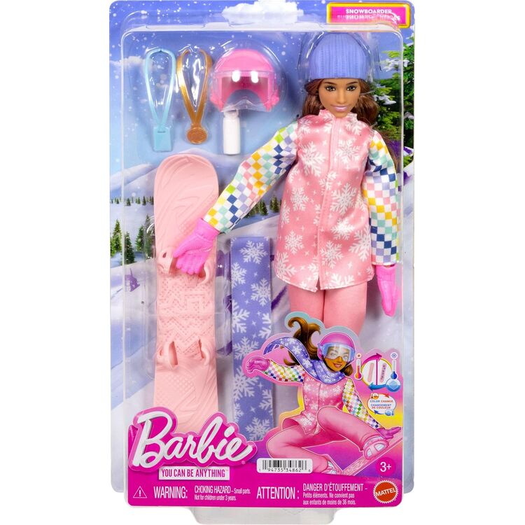 Product Mattel Barbie: You Can Be Anything Career 2026 - Snowboarder Doll (JKF78) image