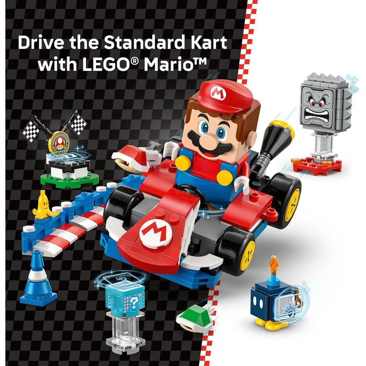 Product LEGO® Super Mario™: Mario Kart™ – Interactive LEGO® Mario™ & Standard Kart (72043) image