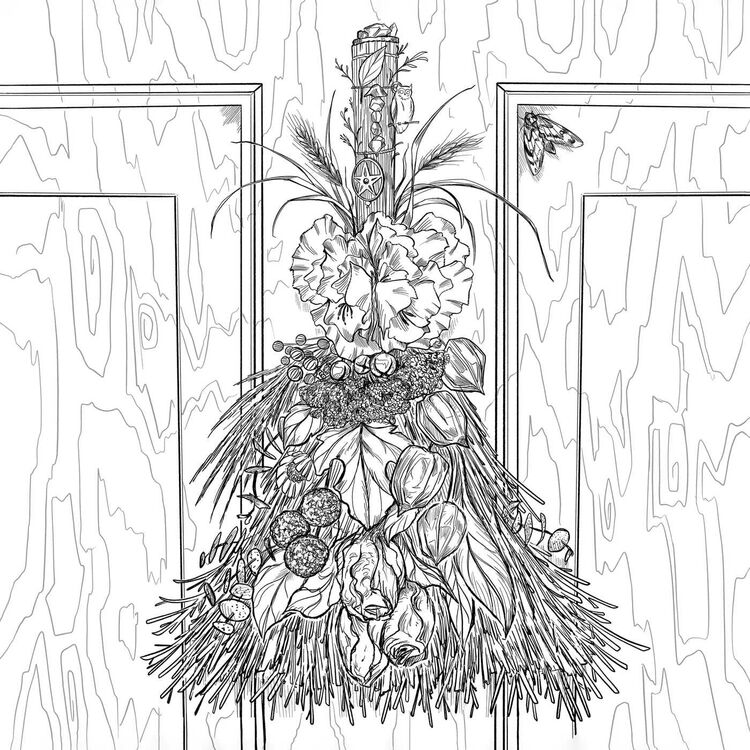 Product Green Witch Coloring Book image