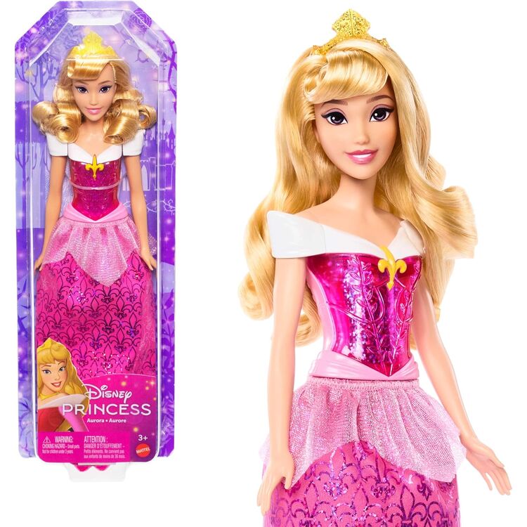 Product Mattel Disney: Princess - Aurora Sleeping Beauty Posable Fashion Doll (HLW09) image