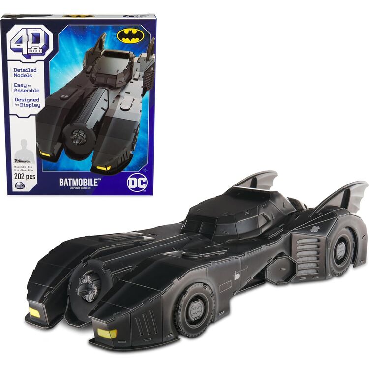 Product Παζλ Spin Master 4D Build DC: Batman - Batmobile 3D Puzzle Model Kit (6070178) image