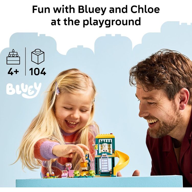 Product LEGO® Bluey: Διασκέδαση στον Παιχνιδότοπο με την Μπλούι και τη Χλόη (11201) image
