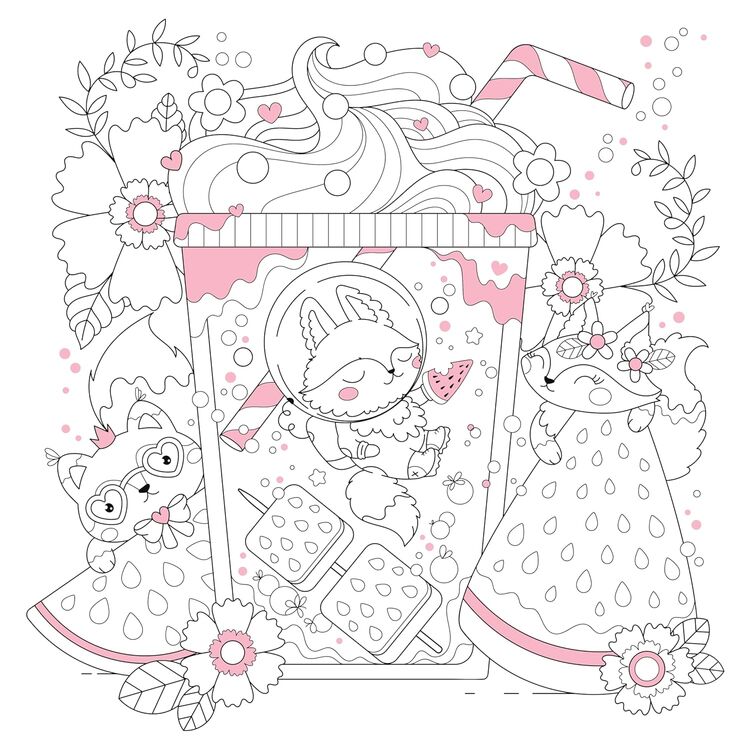 Product Βιβλίο Ζωγραφικής Manga Sparkle Kawaii image