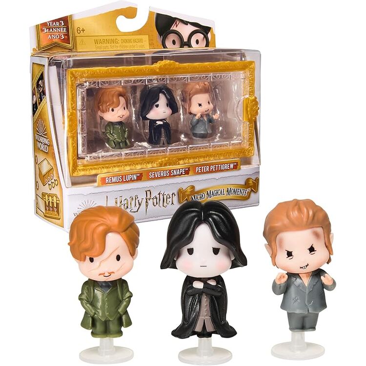 Product Spin Master Harry Potter: Micro Magical Moments - Remus Lupin/Severus Snape/Peter Pettigrew Figure Set (6069444) image