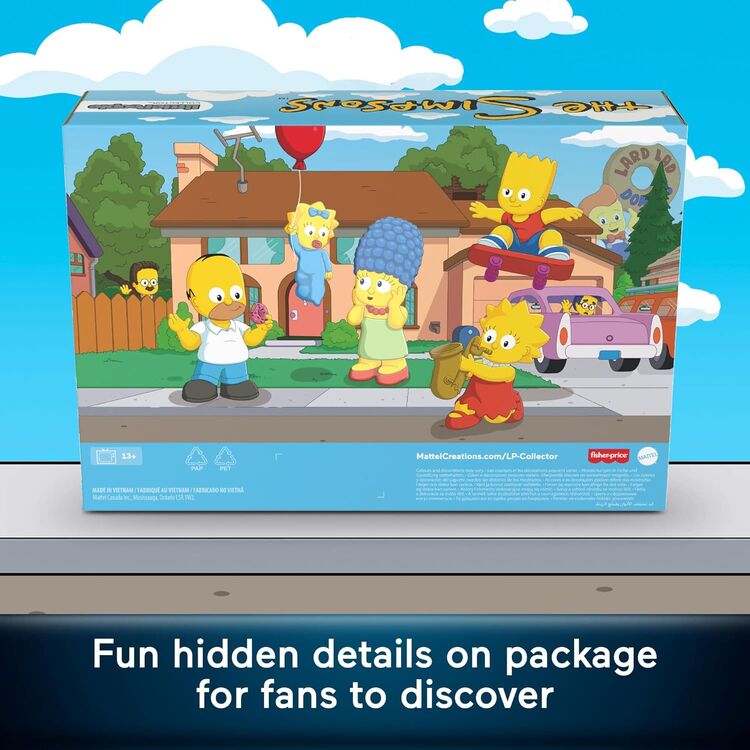 Product Μινιατούρες Fisher-Price: Little People: Licensed Collectible Figures - The Simpsons 4 Figures (HXM72) image