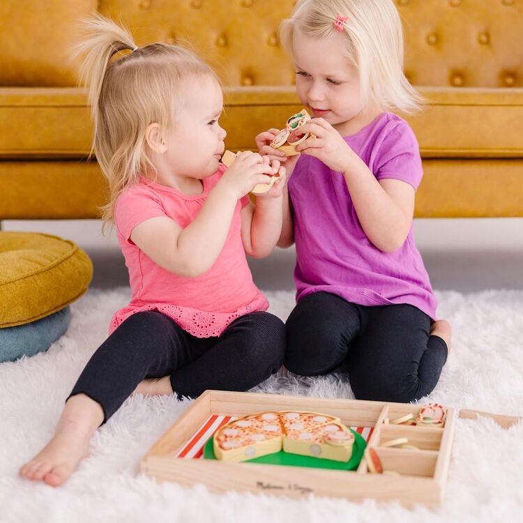 Product Melissa & Doug Pretend Play: Wood - Pizza Party Playset (6074863) image