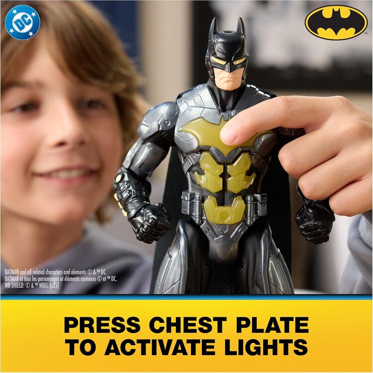 Product Spin Master DC: Batman - Night Flare Batman Lights And Sounds 12" Action Figure (6073931) image