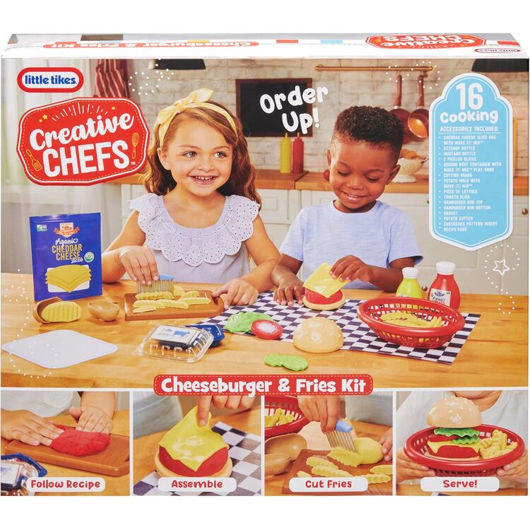 Product Παιχνίδι Μαγειρικής Little Tikes Creative Chef - Cheeseburger & Fries Kit (643194) image