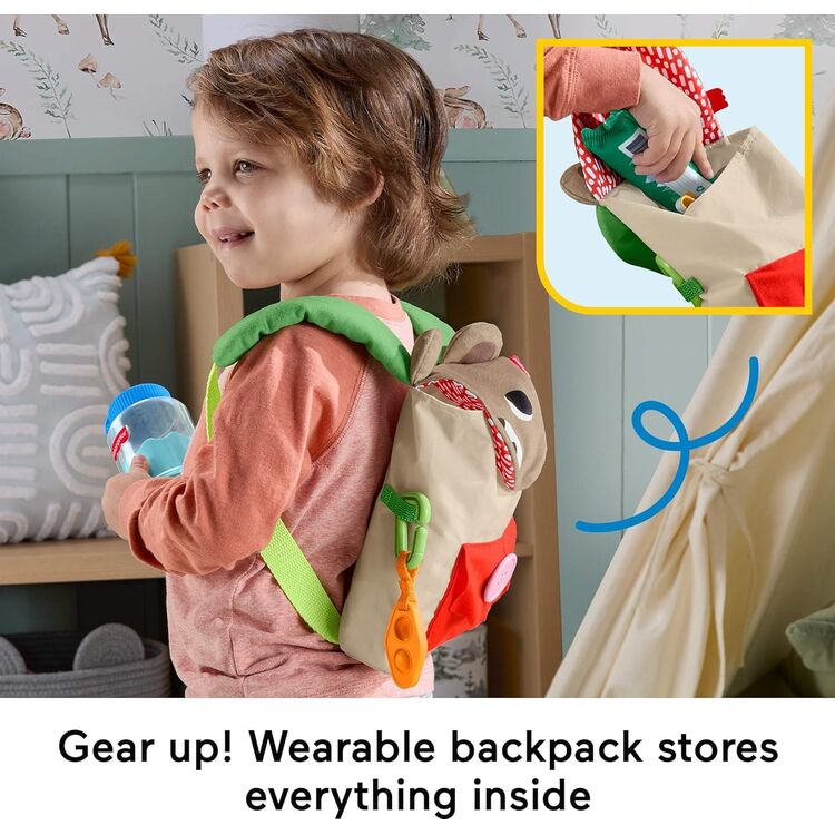 Product Fisher-Price: Friendship Forest - Busy Bear Backpack (JLB86) image