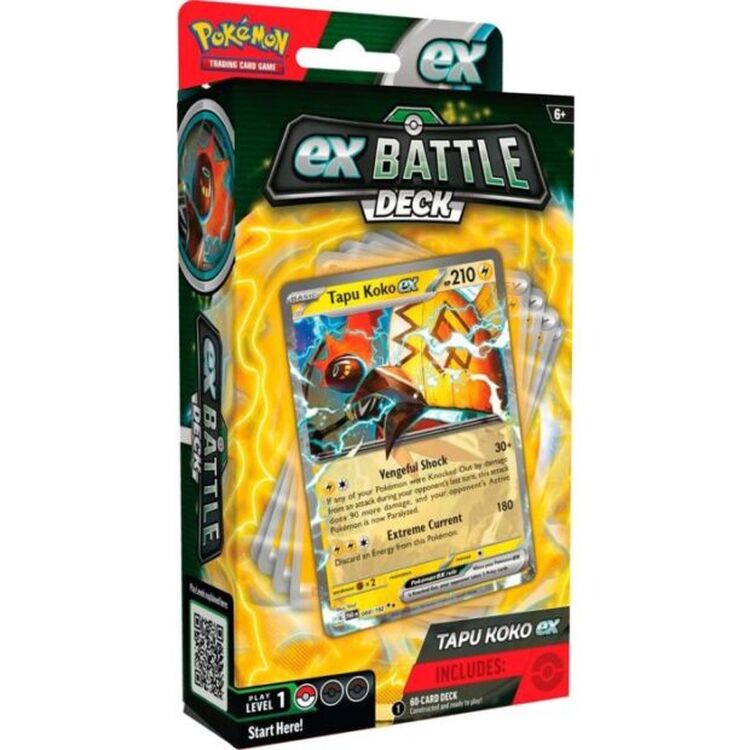 Product Pokemon TCG Tapu Koko Iron Leaves ex Battle Deck 1pc Random Pick image