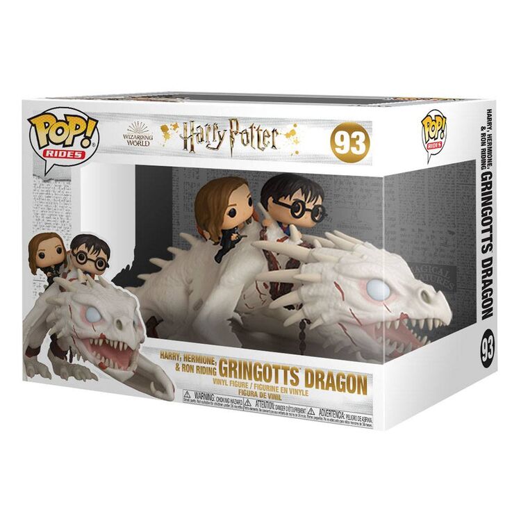 Product Funko Pop! Harry Potter - Gringotts Dragon with Harry, Ron, & Hermione image