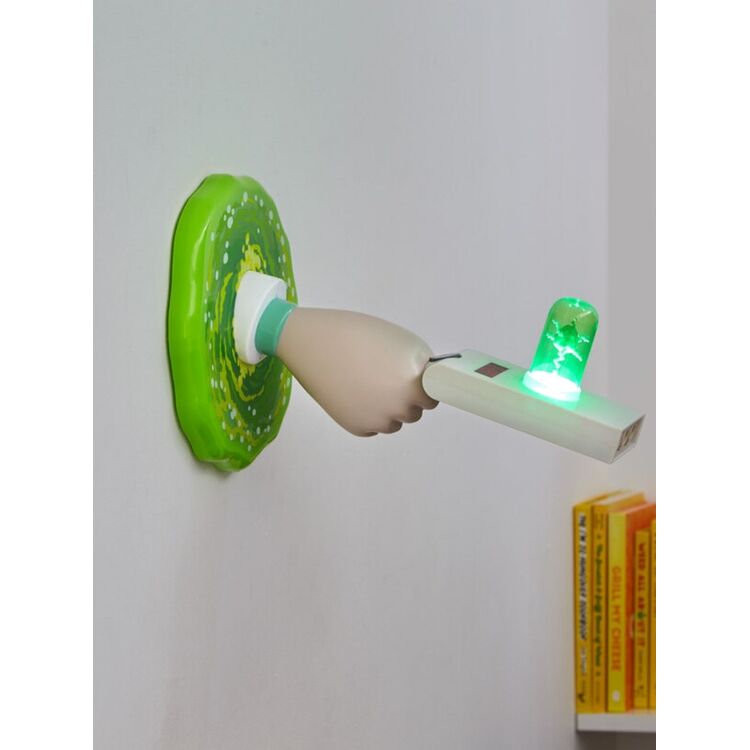 Product Rick & Morty Portal Gun Wall Light image